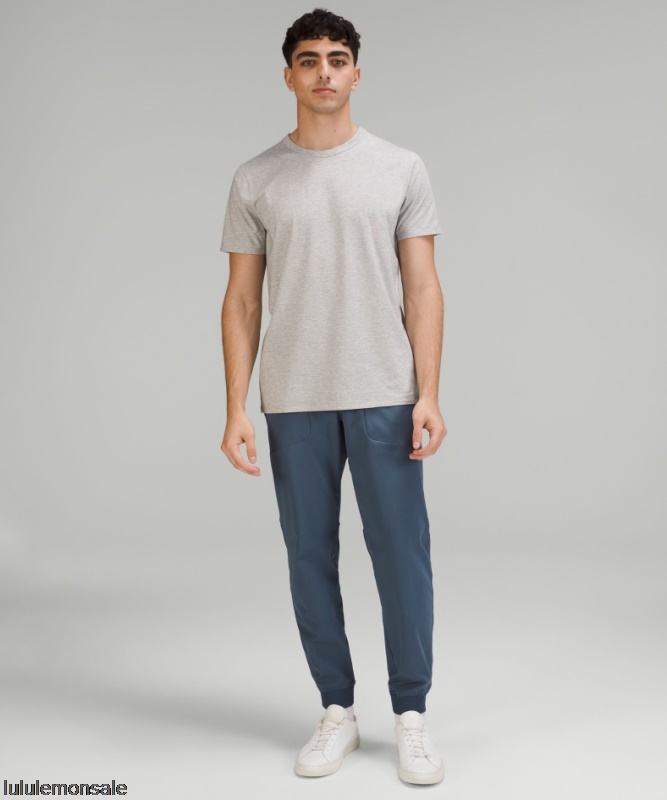 Lululemon Deutschland DELULU793 | Lululemon Deutschland Meliert Silber Drop The Fundamental T-shirt